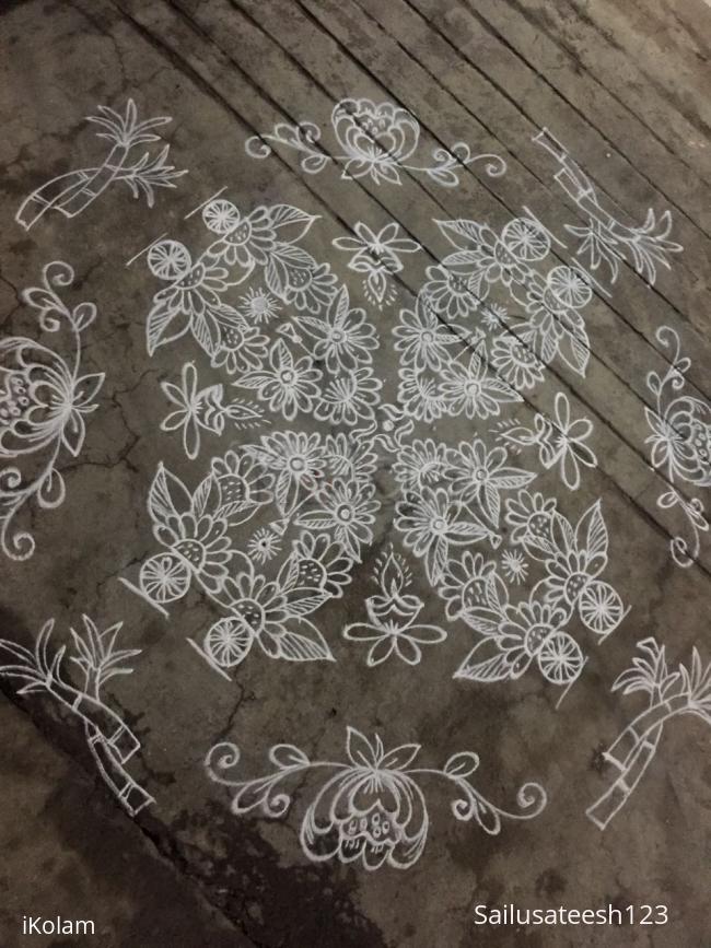 Rangoli: Sankranthi special radham.... 