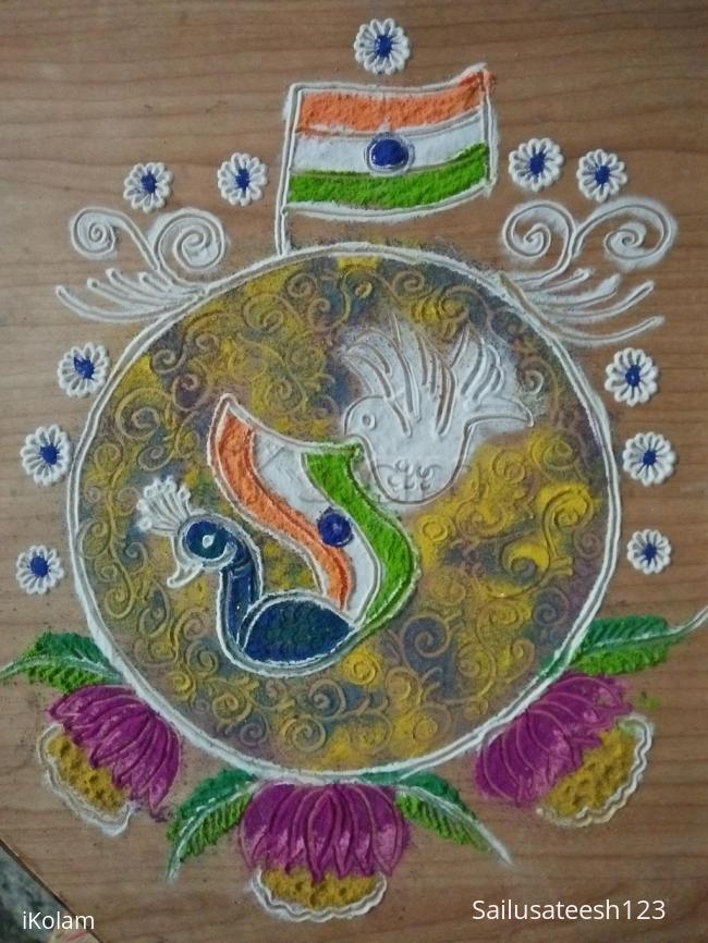 Rangoli: Happy Republic Day... 