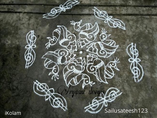 Rangoli: Tuesday kolam...