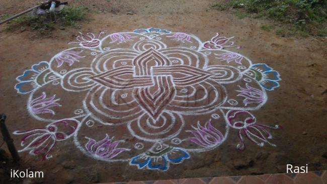 Rangoli: Friday Special swastick kolam