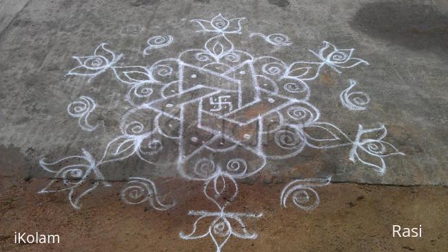 Rangoli: Free hand rangoli