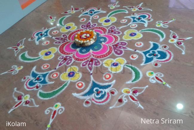 Rangoli: Freehand  rangoli