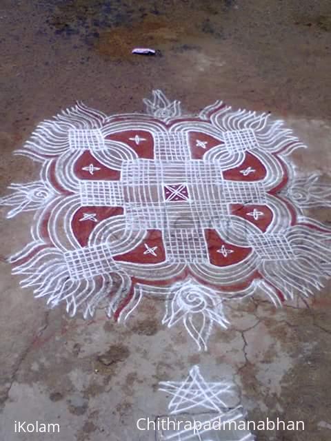 Rangoli: friday kolam