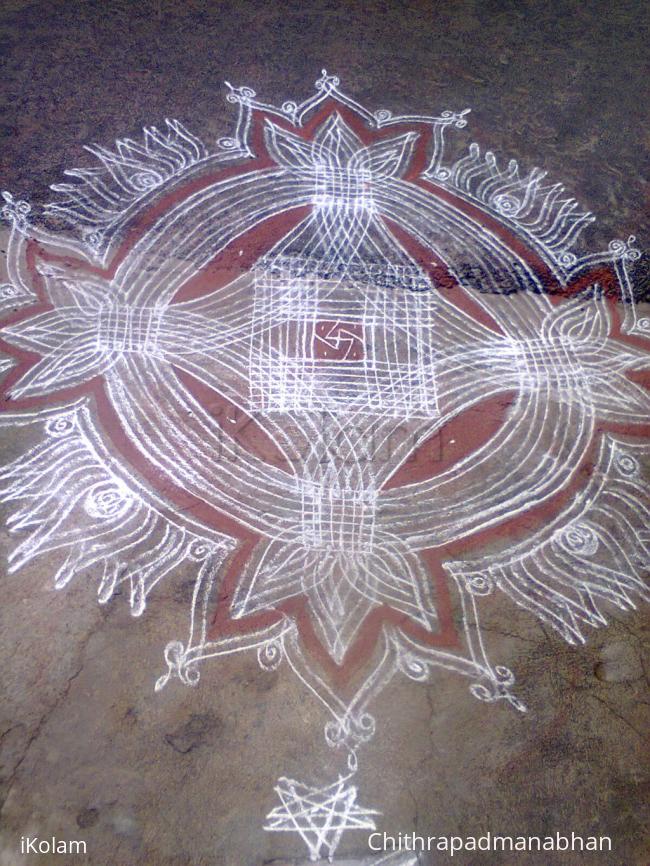 Rangoli: connected lines