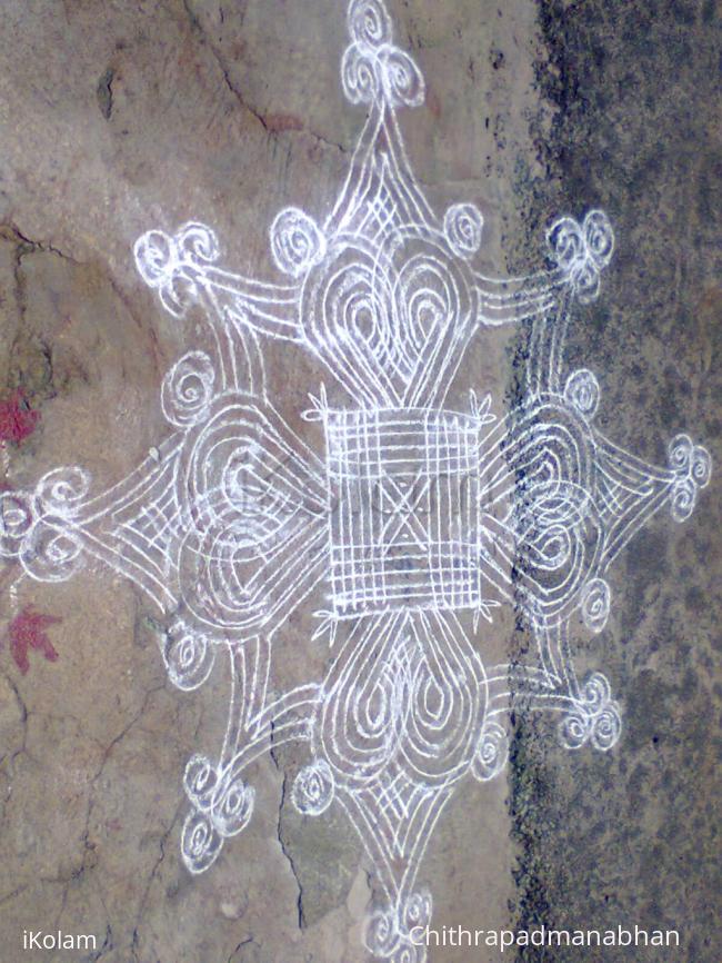 Rangoli: aadi18 evening kolam