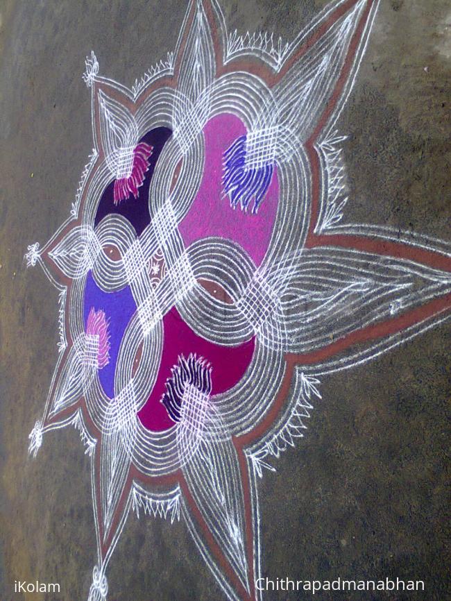 Rangoli: colourful kanyakolam