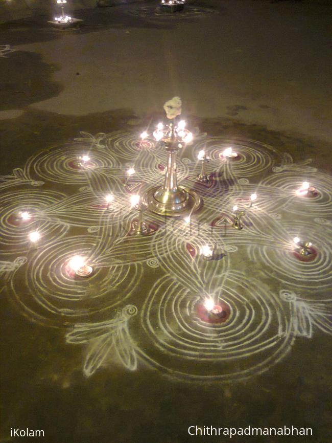 Rangoli: deepangal oli