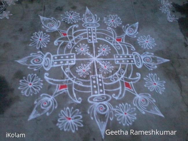 Rangoli: White beauty!