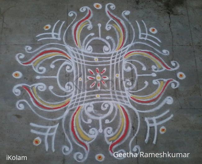 Rangoli: My evening kolam!