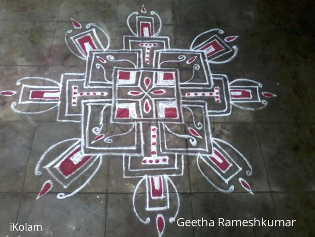 Rangoli: Freehand kolam