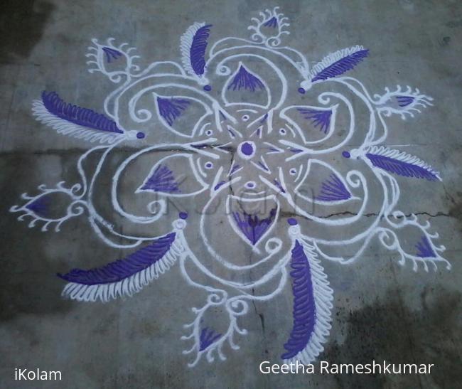 Rangoli: Simple kolam!