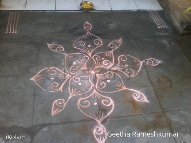 Rangoli: Evening kolam