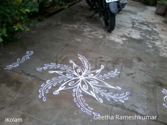 Rangoli: Simple kolam!