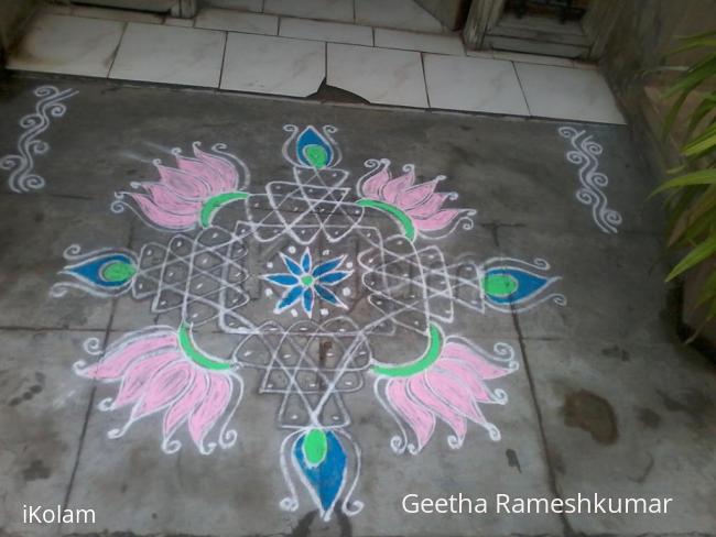 Rangoli: Fusion kolam!