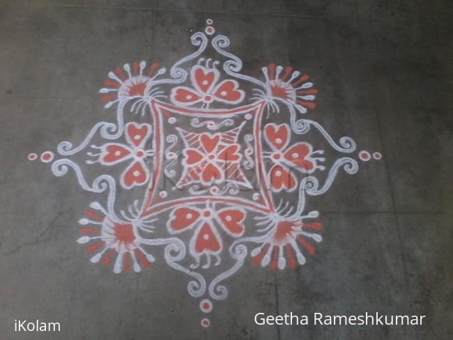 Rangoli: Simple kolam!