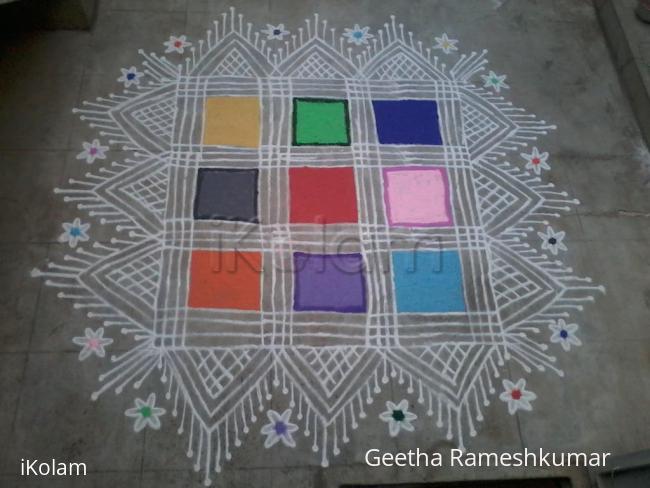 Rangoli: Navarathri kolam!