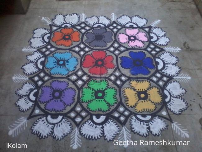 Rangoli: Friday kolam!