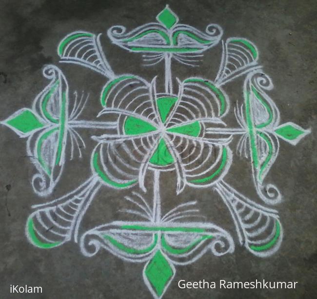 Rangoli: My small kolam!