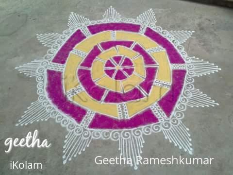 Rangoli: my kolam!