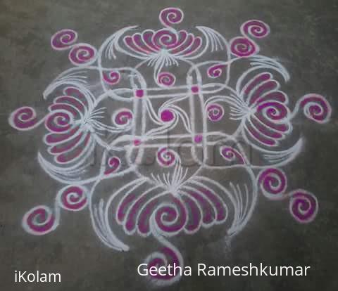 Rangoli: my simple one kolam!