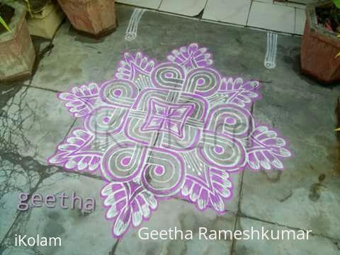 Rangoli: Friday kolam!