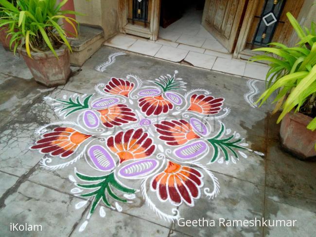 Rangoli: Happy pongal!