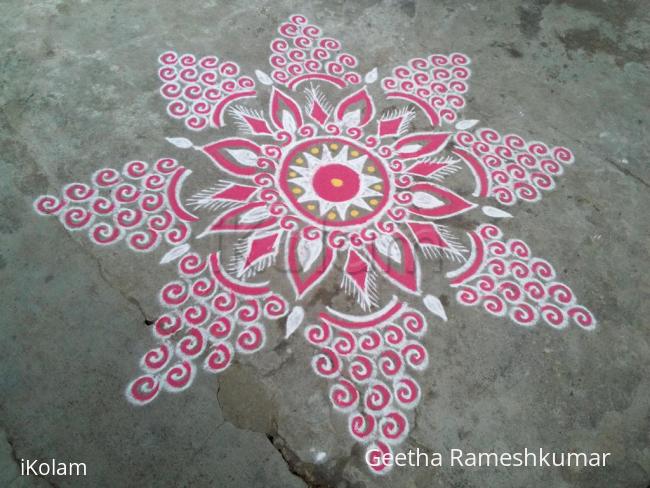 Rangoli: Friday kolam!!