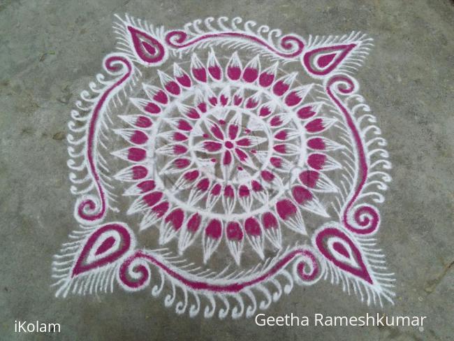 Rangoli: Saturday  kolam!