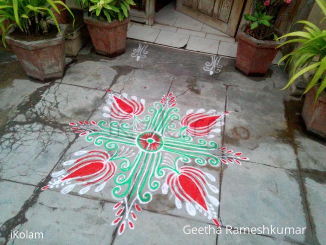 Rangoli: Monday kolam!