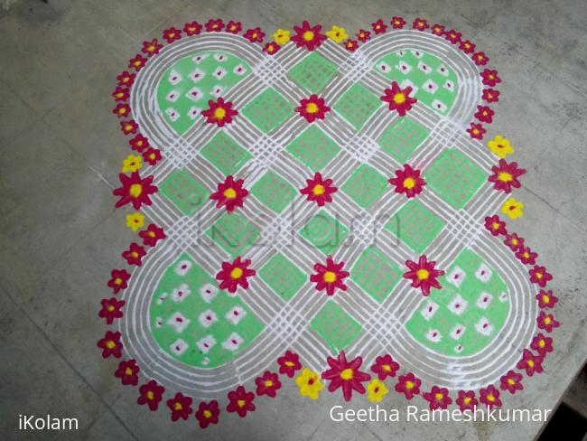 Rangoli: Free hand rangoli!