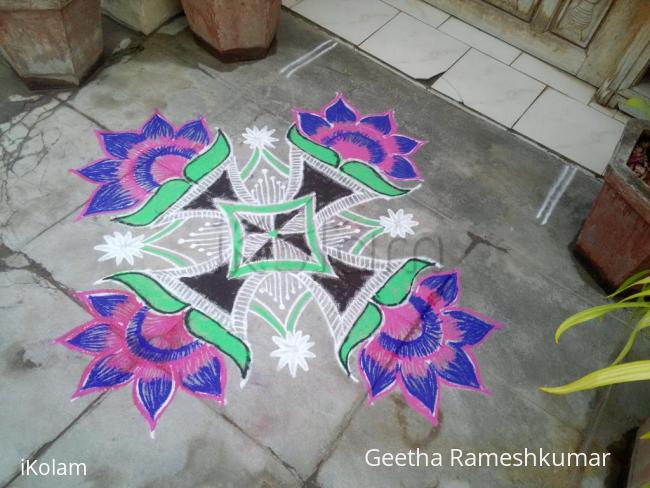 Rangoli: Thursday kolam!