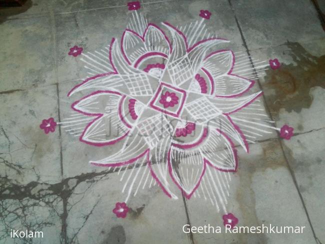 Rangoli: my kutti kolam!