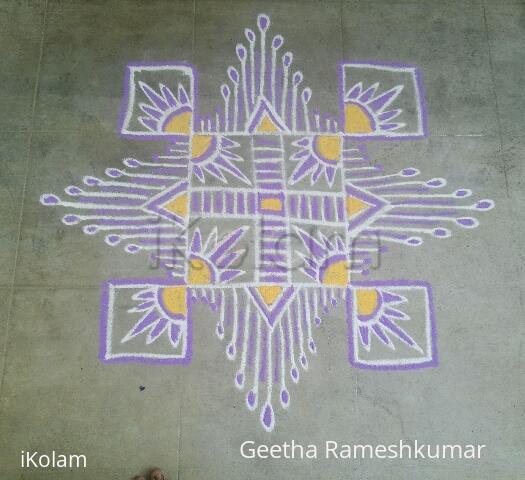 Rangoli: my kutti kolam!