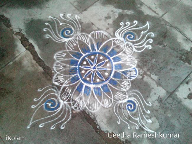 Rangoli: my kutti kolam!