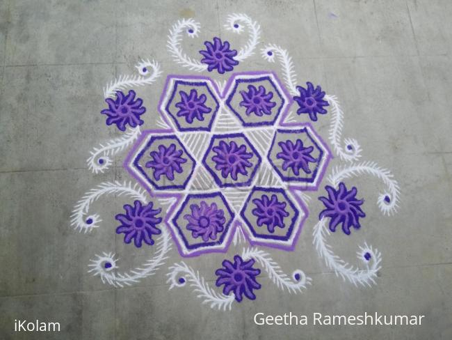 Rangoli: my kutti kolam!