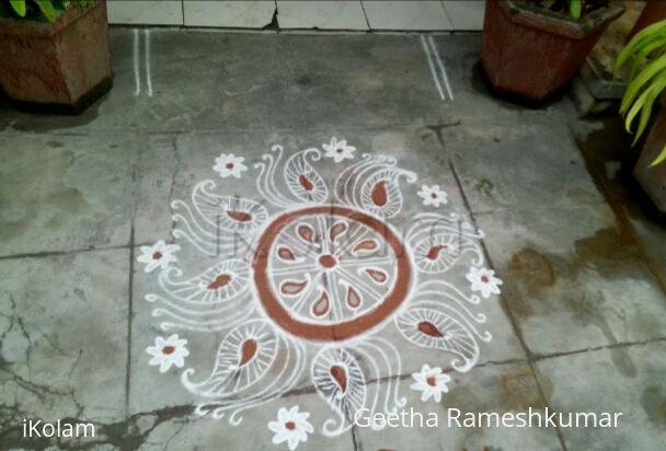 Rangoli: my kutti kolam!