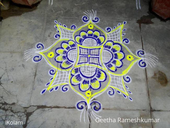 Rangoli: my kutti kolam!