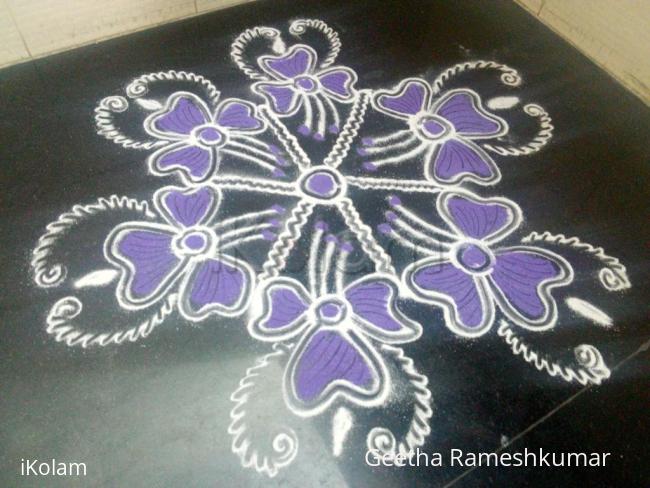 Rangoli: my simple one!!