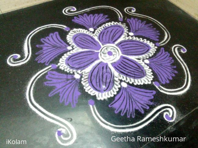 Rangoli: my daily kolam!