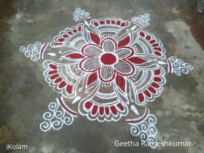 Rangoli: Friday kolam!!