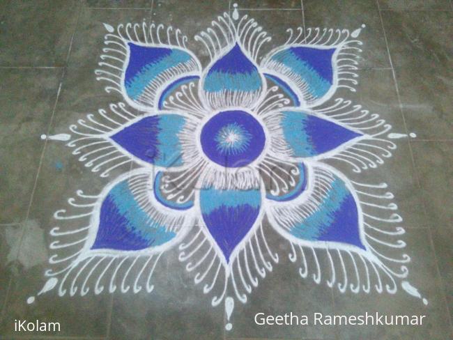 Rangoli: Margazhi kolam_10! Happy Christmas!!