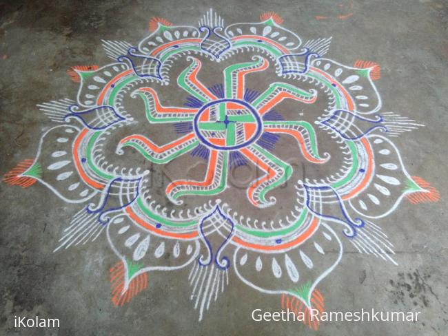 Rangoli: Happy Republic day!