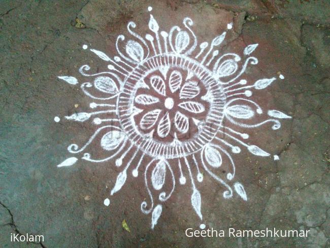 Rangoli: my daily kolam!