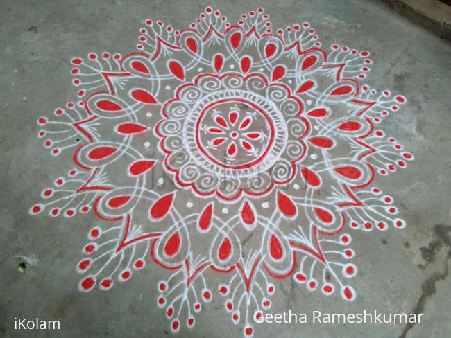 Rangoli: Friday kolam!!