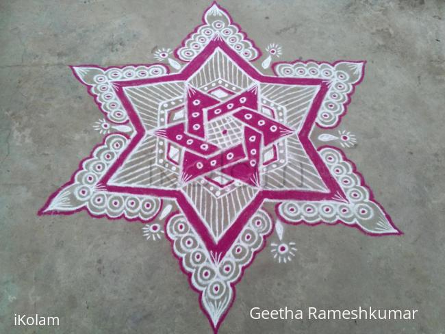 Rangoli: star kolam!