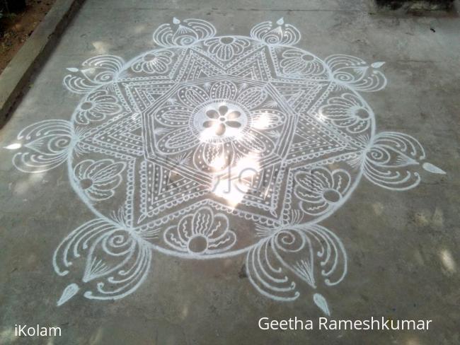 Rangoli: Saturday kolam!