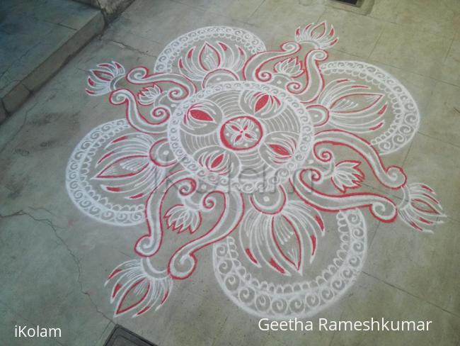 Rangoli: my free hand rangoli!