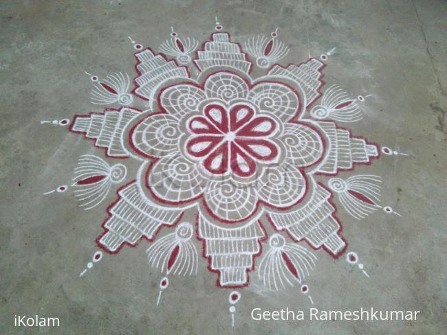 Rangoli: Tuesday kolam!!