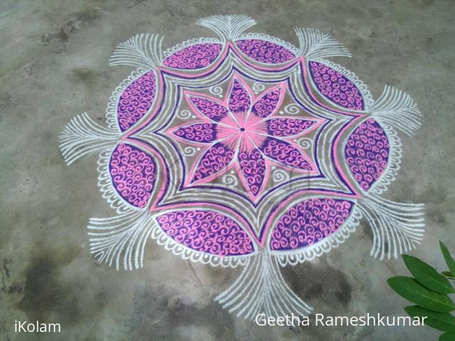 Rangoli: my daily kolam!