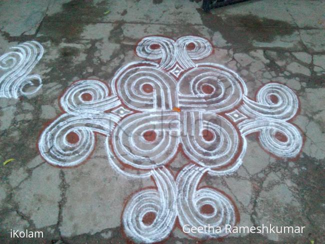 Rangoli: my daily kolam!